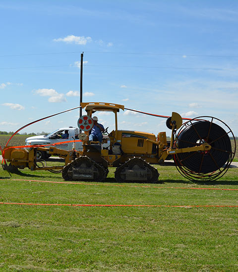 trenching and plowing equipment